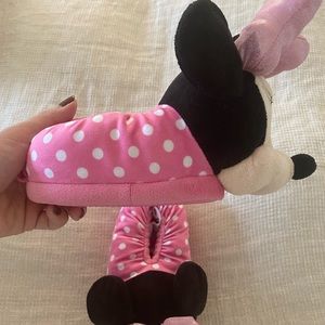 Minnie Mouse slippers- BARELY WORN
